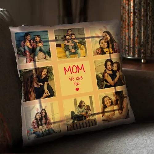 Personalised Mom You Made Me What I Am Cushion