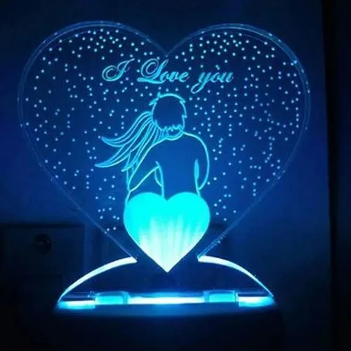 Fluorescent Love Lamp